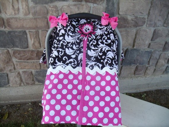 Car seat Canopy Girl nursing cover infant carseat cover girl
