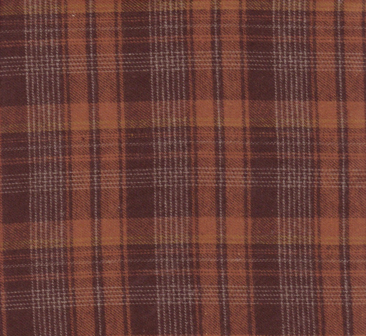 plaid brown flannel