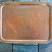 SALE Copper and Brass Serving Tray Vintage Antique Manning Bowman 1912 was 59.99 now 49.99