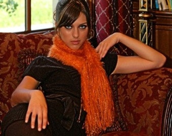 Bettina Knits Tangerine Scarf