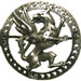 Antique Silver Brooch Medal to the MIGHTY MYSTICAL GRIFFON