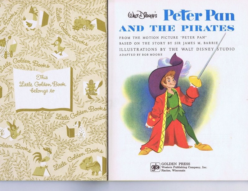 Disney's Peter Pan and the Pirates Golden Book