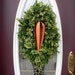 Easter Wreath Spring Wreath Grapevine Door Oval Wreath Decor.."Carrot-Licious" Two In One Wreath