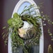 Grapevine Door Wreath Decor.."Wild Hydrangea".. Ready to Ship