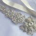 Eden Garden - Vintage Style Swarovski Rhinestone Bridal Satin Head Band Tiara Sash