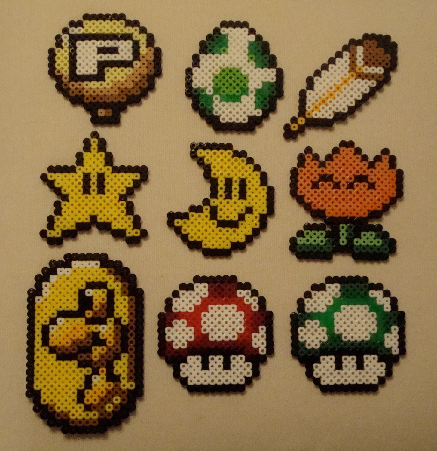 Magnet Set Super Mario World Items