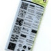 Greetings - Clear Acrylic Stamps from Inkadinkado