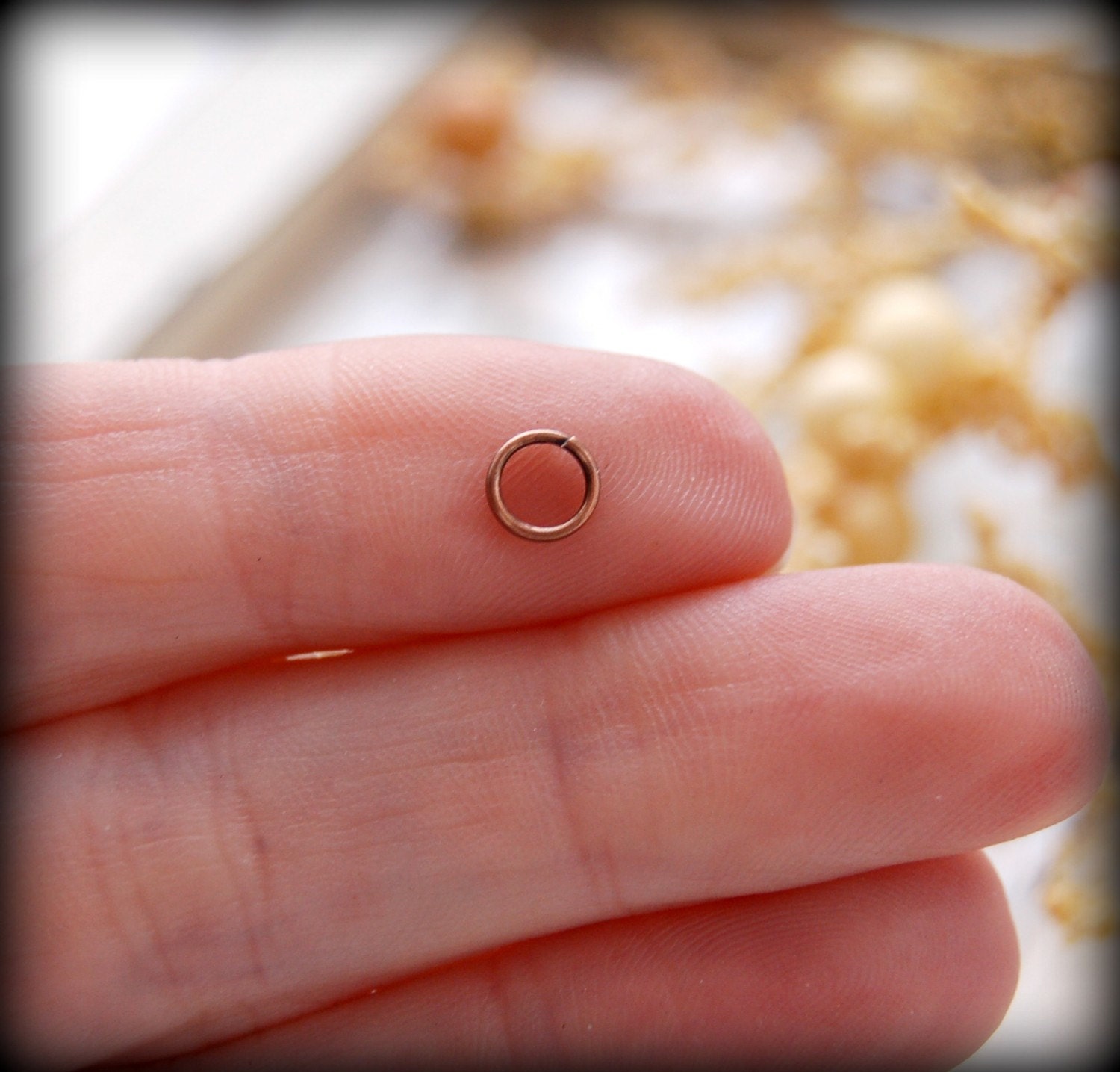 Split Ring 100 pcs Copper Double Loop Split Open Jump Rings