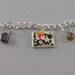The Big Lebowski Silver Bowling Charm Bracelet