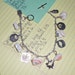 Yoga Buddha Silver and Shell Charm Bracelet