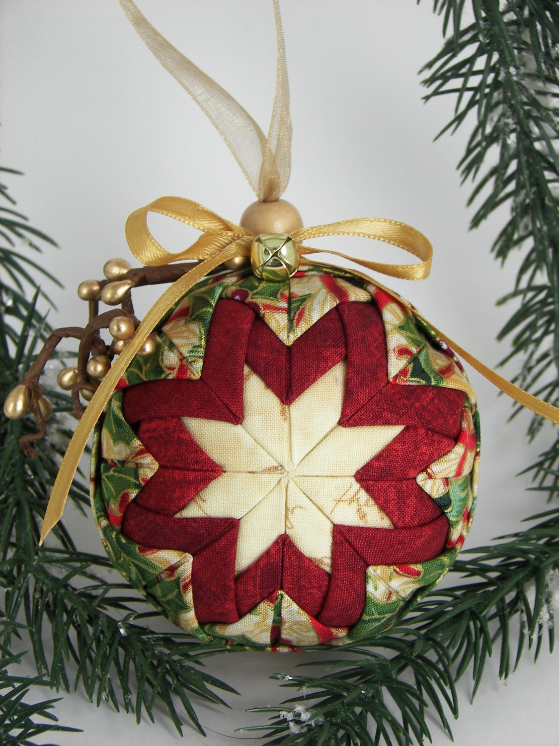 holly jolly christmas folded fabric christmas ornament holly jolly christmas folded fabric christmas ornament