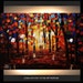 parknight original textured abstract painting from listed artist jolina anrhony, more paintings in my shop