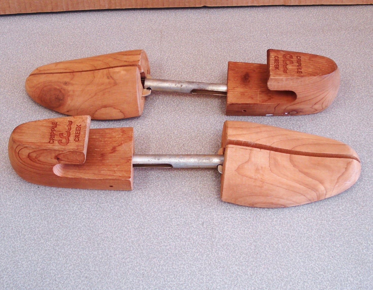 Vintage Cripple Creek Wood Shoe Inserts Size M.