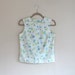 SALE - Vintage FLORAL - Calico Printed Cotton Top