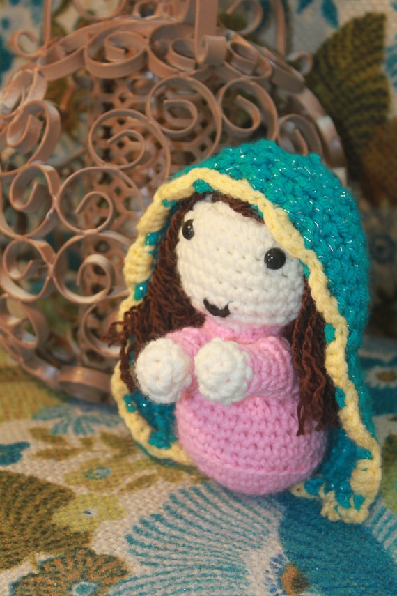 Our Lady of Guadalupe Knitted Doll