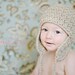 Buddy Bear Ear Flap Hat, Crochet, Acrylic, 1 to 3 years, Ewe 'N' Me Boutique