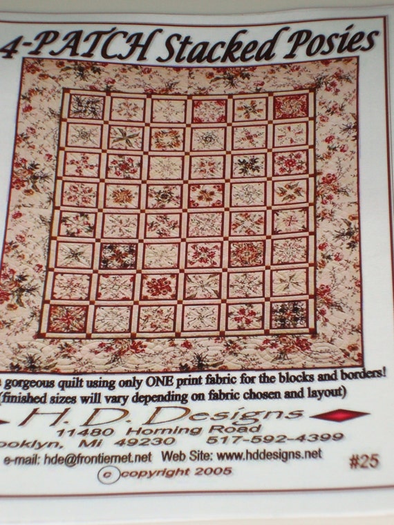 4-patch-stacked-posies-quilt-pattern