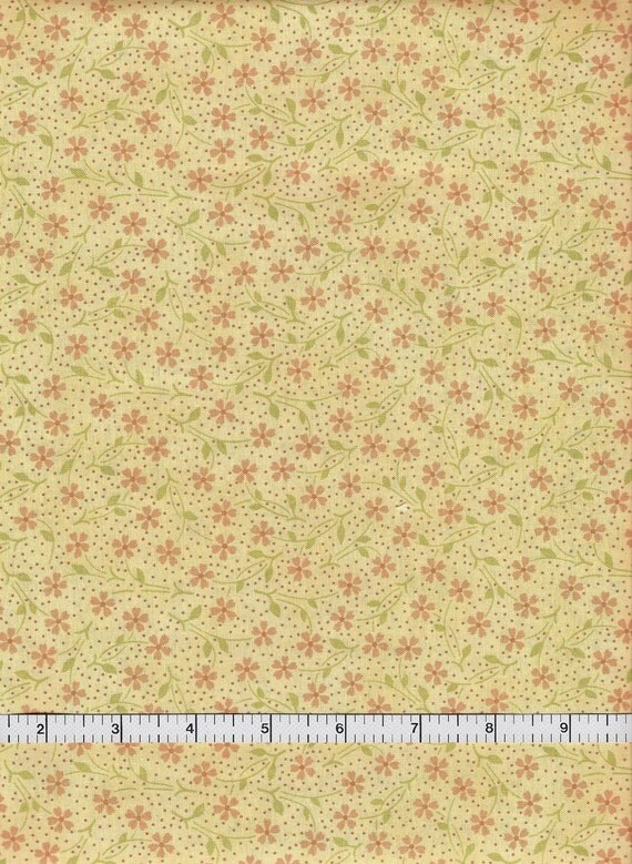 Dandelion Girl Moda Fabrics by Fig Tree Quilts Yellow Floral