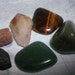 Six Stones of Prosperity, Metaphysical Grouping for Success and Attraction of Abundance, Comes with Satin Pouch