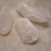 3 White Danburite Crystal Points, Mexico, Wire Wrapping, Reiki, Clears Blockages