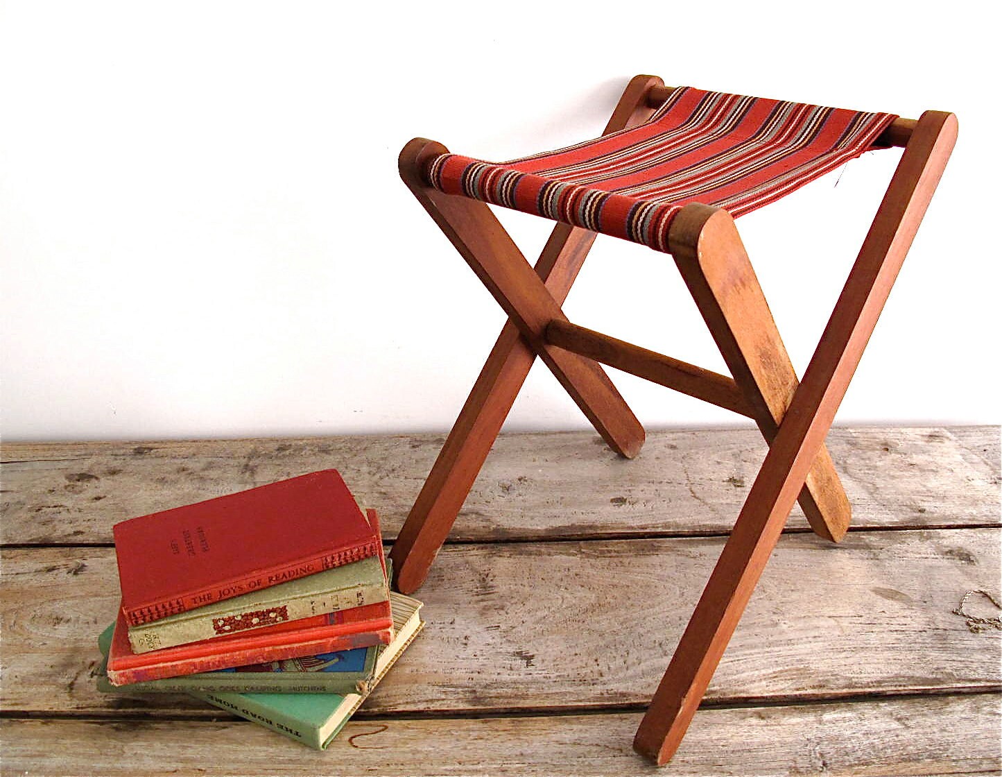 Vintage Stool Vintage Camping Stool Fishing by SnapshotVintage