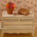 Shabby Chic Country Trunk/Chest on Stand for Dollhouse