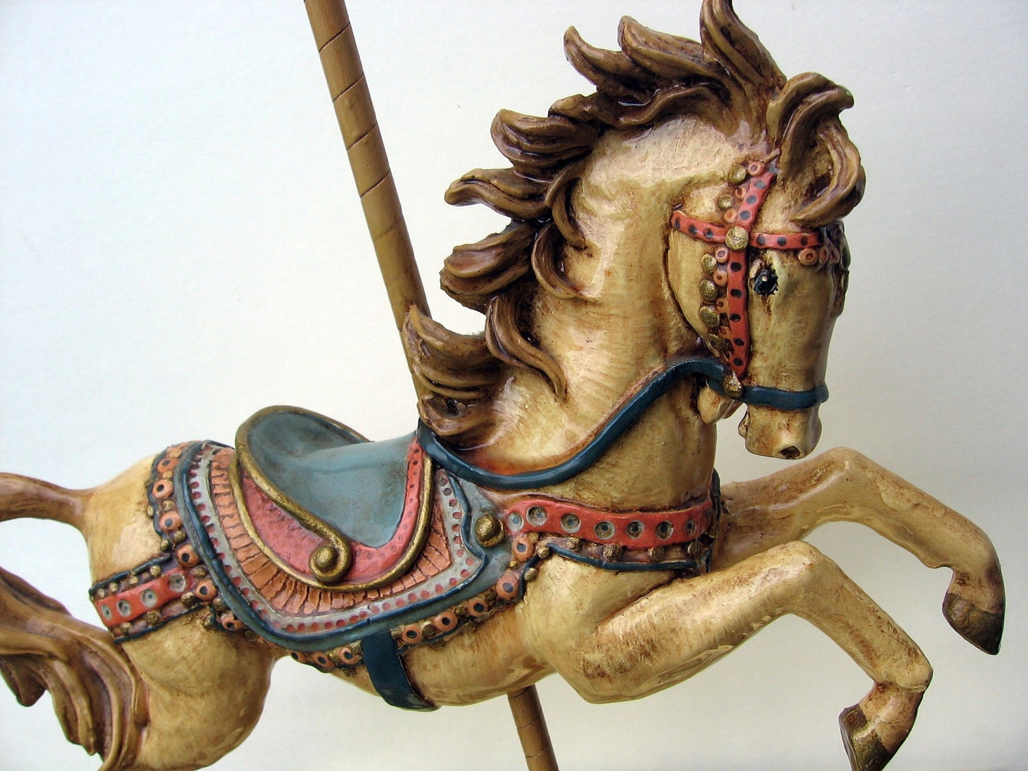 stuffed carousel horse