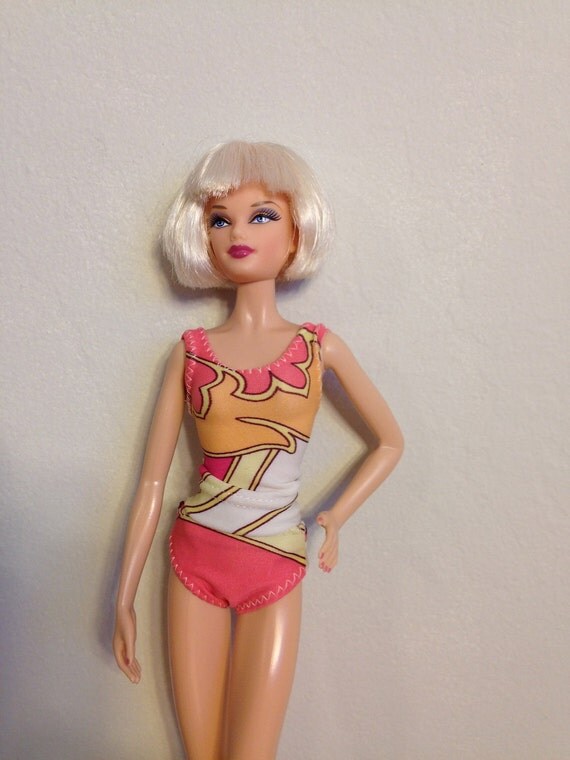 Items similar to Barbie bathing suit Barbie clothes barbie bikini