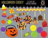 Halloween Clipart Halloween Digital Clipart Halloween Candy Printable Clip Art Candy Corn Clipart - Instant Download Il_170x135