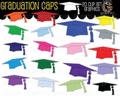 Graduation Clip Art Graduation Cap Clipart Digital Clip Art Printable Graduation Digital Clipart Instant Download Il_170x135