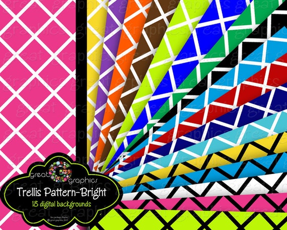 Digital Paper Patterned Paper Digital Background Paper Printable Trellis Pattern Invitation Paper Instant Download Il_570xn