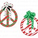 Christmas Clipart Peace Sign Clip Art Digital Clip Art