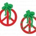 Christmas Clipart Peace Sign Clip Art Digital Clip Art