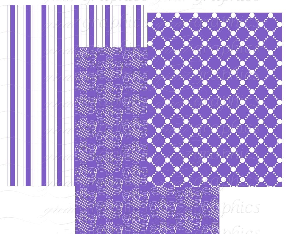 Purple Paper Purple Digital Paper Purple Digital Scrapbook