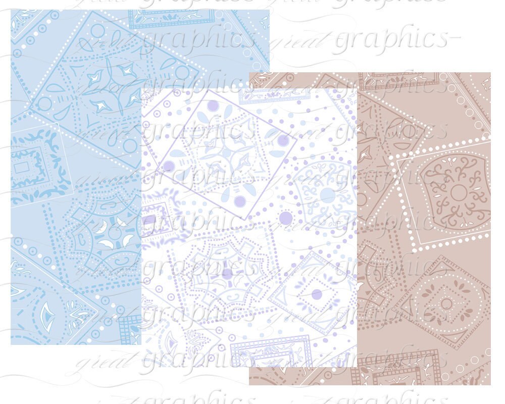 Bandana Digital Paper Pink Bandana Paper Bandana Print Paper