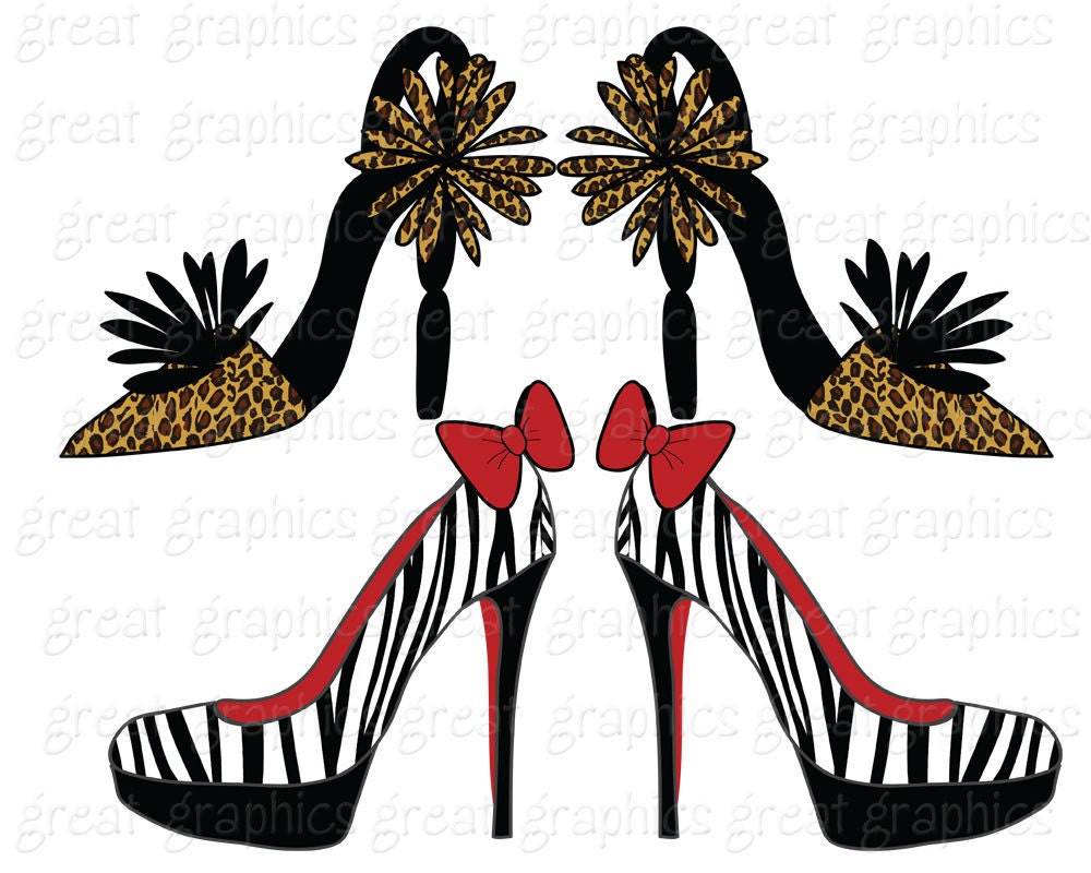 Shoe Clipart Shoe Clipart Crazy Shoes Digital Clip Art Shoe