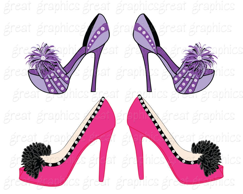 Shoe Clipart Shoe Clipart Crazy Shoes Digital Clip Art Shoe