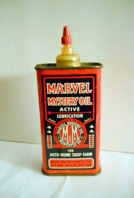 Marvel Mystery Oil Vintage Oil Can