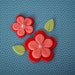 Fondant Flowers and Leaves for Decorating Cakes, Cupcakes, Cookies or Mini-Cake for Birthday, Engagement, Baby Shower, or Wedding Parties