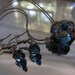 Something Blue Diamond Necklace and Earrings