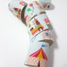 Set of 2 - 1" Self adhesive fabric masking tape / fabric sticker - Kawaii circus and mushrooms