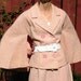 SALE Vintage 60s Mod / Bubble Gum Pink / Tweed / Wool / Two Piece / Cape and Wiggle Skirt