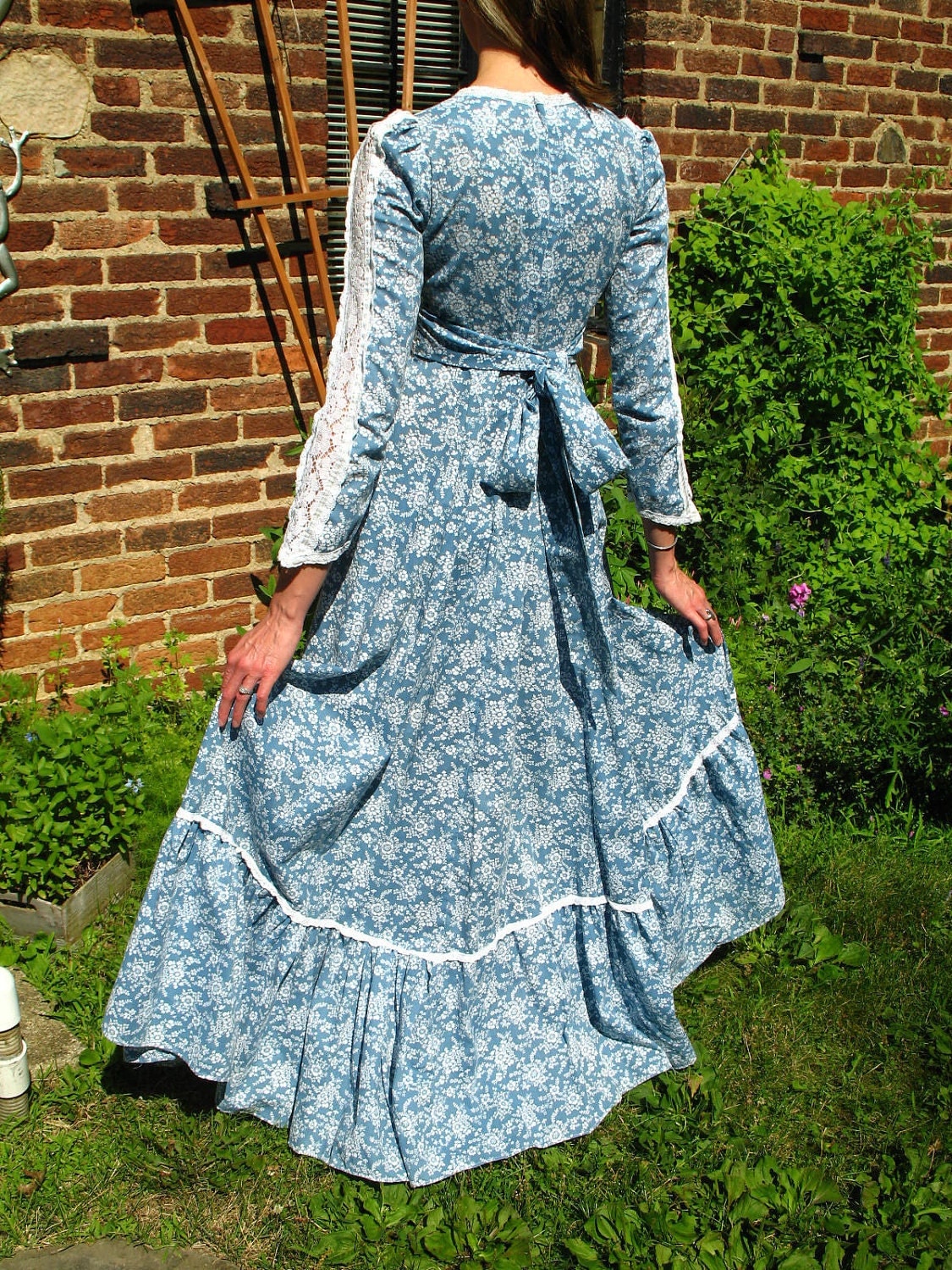 vintage gunne sax prairie dress
