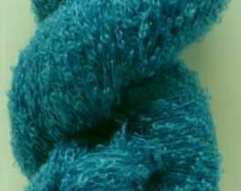 Luxury Mohair Bouclé (Turquoise) Knitting Yarn 7oz/200g