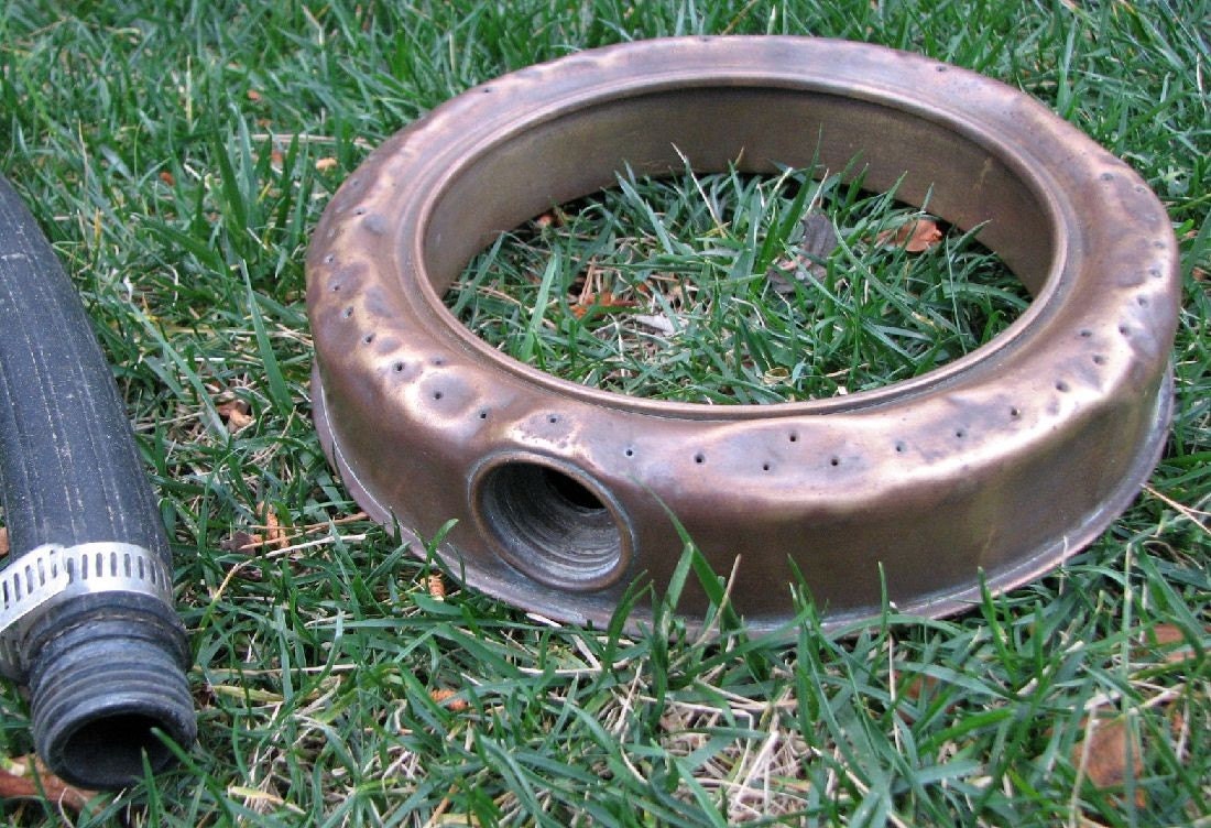 Vintage Brass Water Sprinkler The Ring W.D. Allen