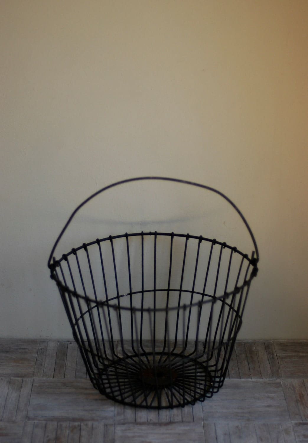 Vintage Metal Egg Basket