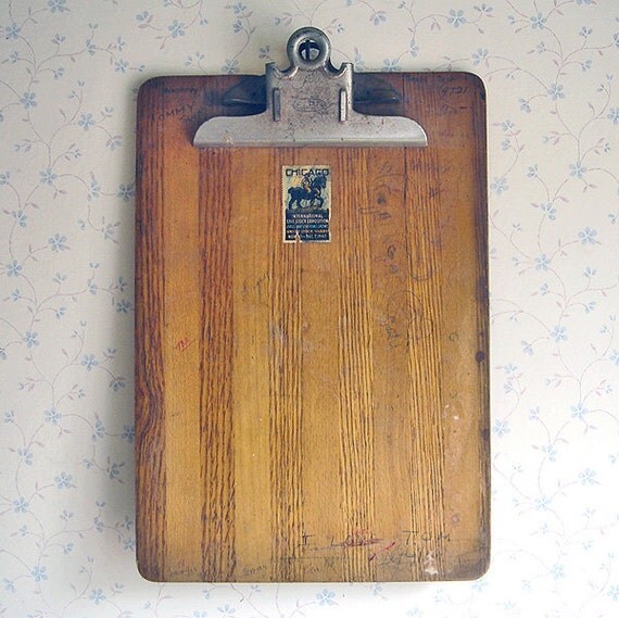 Vintage Texas Tech Clipboard with 1940 Chicago International
