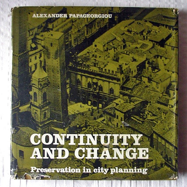 Architecture Book Continuity and Change by Alexander