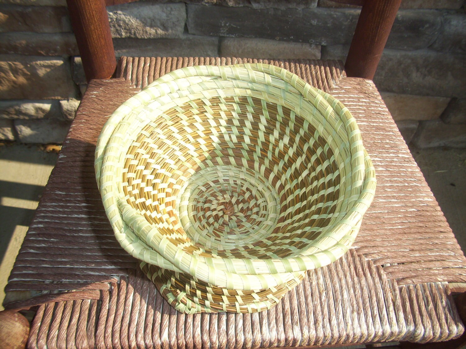Gullah Sweetgrass 2n1 Basket