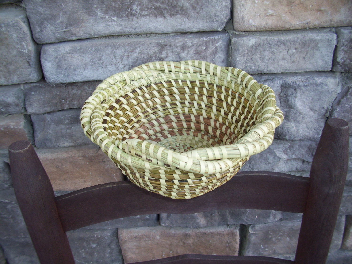 Gullah Sweetgrass Round Basket